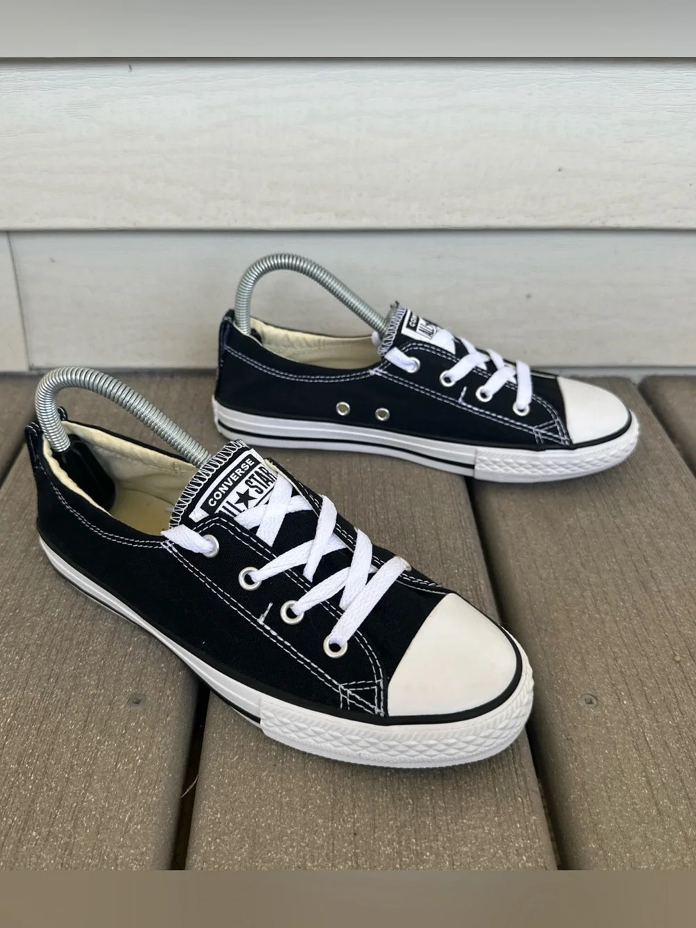 Black Youth/Jr Size 5 Slip-On Shoreline Converse All-Star Shoes Women’s Size 6.5